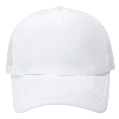 Cap with mesh back panels
